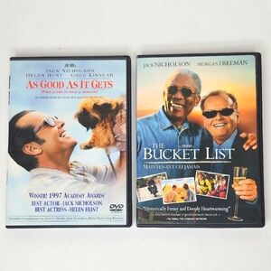 Jack Nicholson As Good As It Gets & The Bucket List DVD Set
